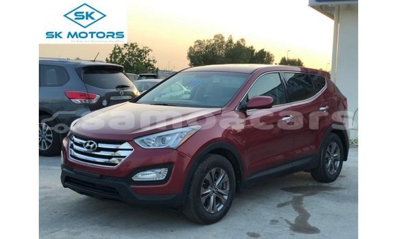 Buy Import Hyundai Santa Fe Red Car in Import - Dubai in A'ana