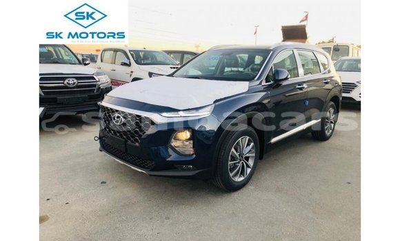 Buy Import Hyundai Santa Fe Blue Car in Import - Dubai in A'ana
