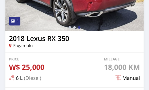 Buy Used AC Ace Green Car in Apia in Tuamasaga