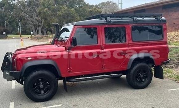 Buy Used Land Rover Defender Red Car in Lano in Fa'asaleleaga Buy Used Land Rover Defender Red Car in Lano in Fa'asaleleaga